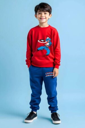 Boys Avengers Casual T-shirt Track Pants