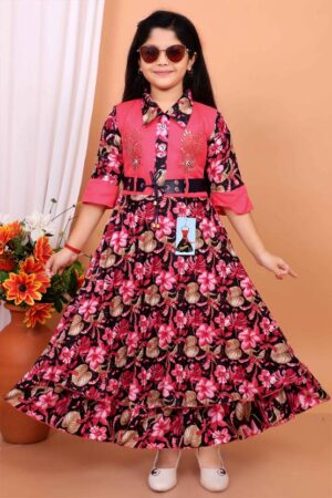 Girls Maxi/Full Length Party Dress