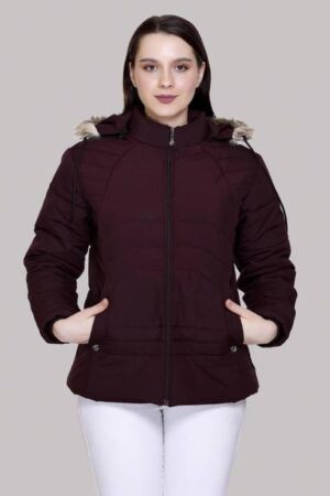 BARSTOW Women Solid Quilted Jacket
