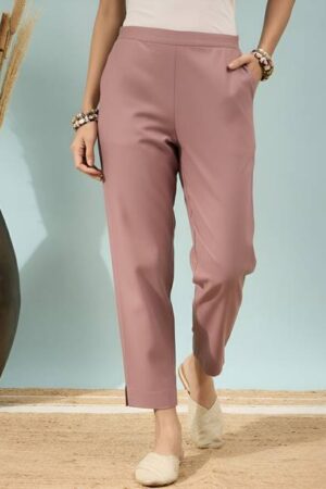 Women Regular Fit Multicolor Pure Cotton Trousers