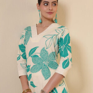Women Viscose Rayon Kurti Pant Set
